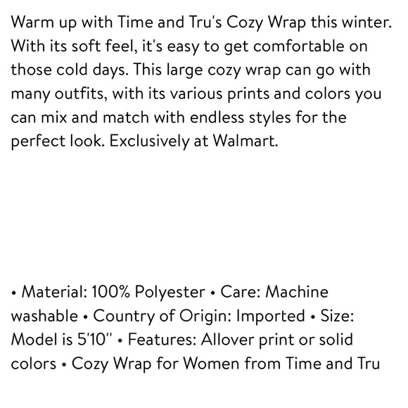 Cozy wrap is perfect to take on vacay flights! - Picture 5 of 5